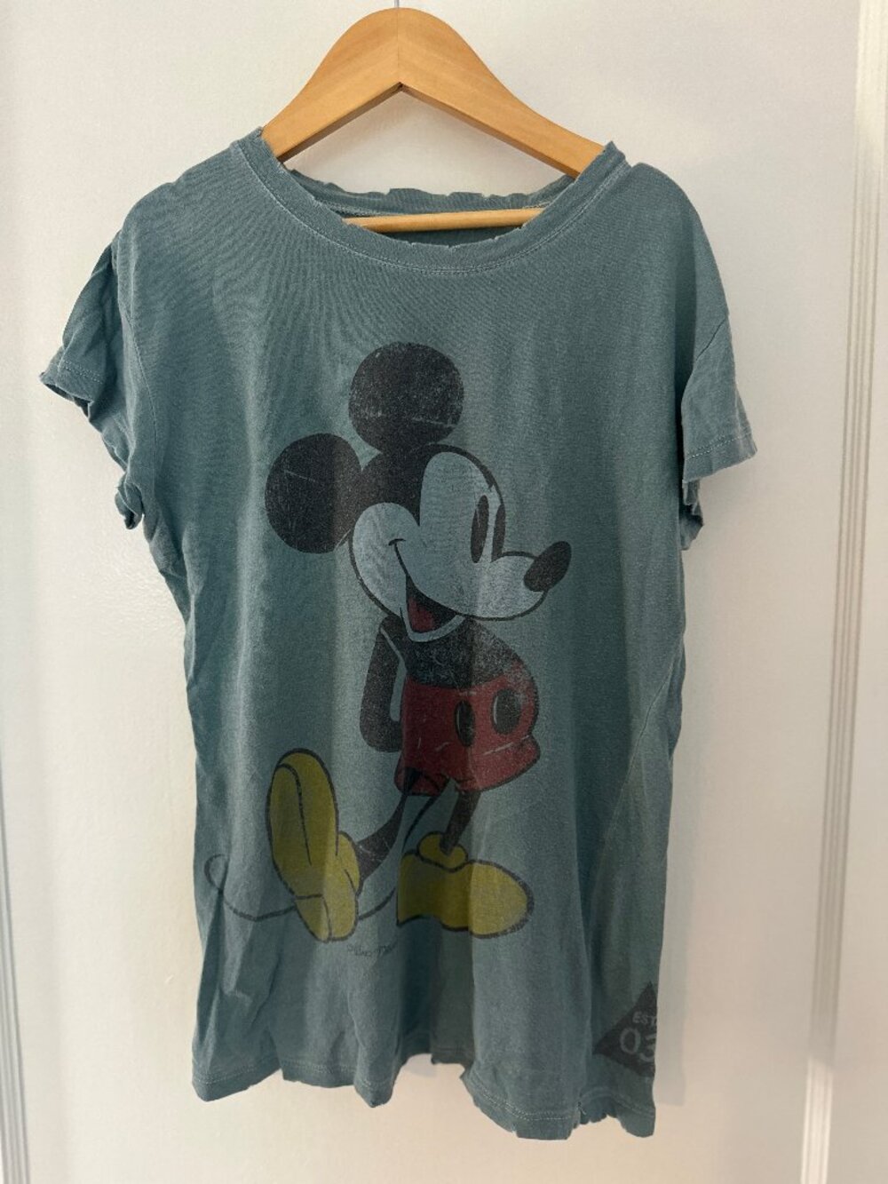 Kids Vintage Mickey Mouse T Shirt M